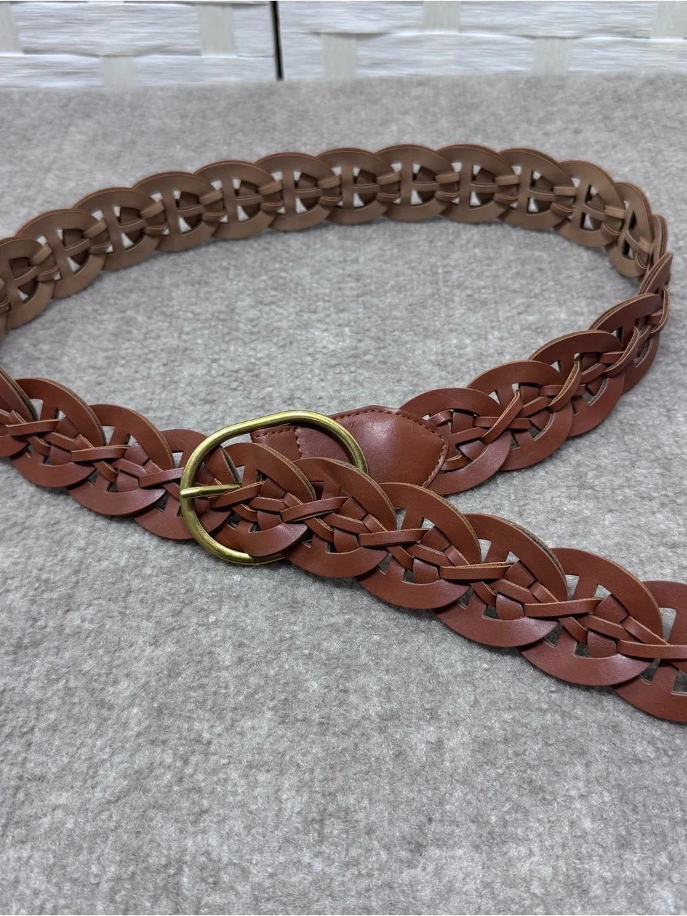Target Braided Belt Bundle - green and brown